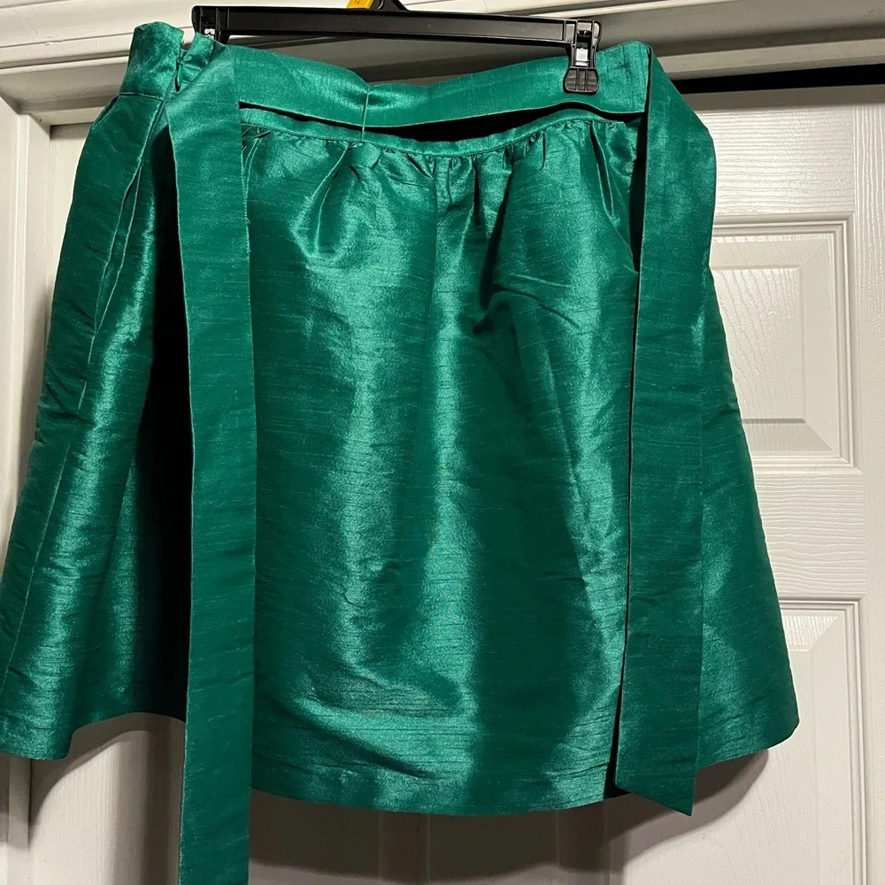Crown & Ivy green taffeta skirt - Picture 13 of 13